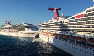 Carnival Glory and Carnival Legend Collision in Mexico