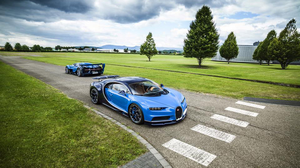 Bugatti Vision Gran Turismo and Chiron