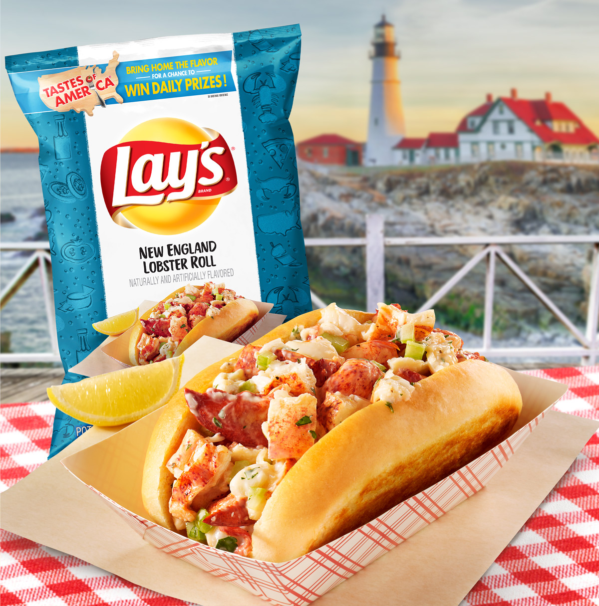 Lay's New England Lobster Roll Potato Chips