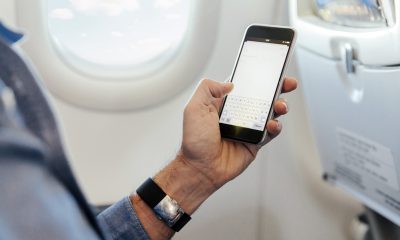 Using your phone on an airplane