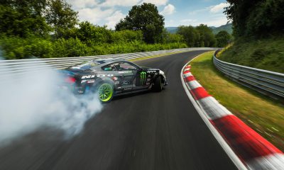 Watch Vaughn Gittin Jr. Drift His Mustang RTR Around The Nurburgring